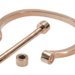 Screw you bangle - Square profile rosé gold - Image 2